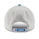 New Era NFL The League 9FORTY 2-Tone Adjustable Hat Cap One Size Fits All - Black/White (US, Alpha, One Size, Detroit Lions)