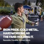 Top Cup NFL Pittsburgh Steelers 20 oz Reusable Aluminum Cups 20 Count | Officially Licensed, Durable, Reusable & Recyclable, Made in USA