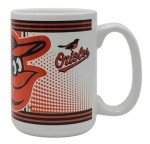 Boelter Brands Large MLB Hero Sublimated Mug, 15oz (Baltimore Orioles)