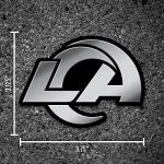 Rico Industries NFL Football Los Angeles Rams Standard Molded Emblem