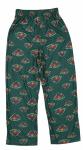 Outerstuff NHL Boys Youth All-Over-Print Lounge Pants Pajama Bottoms - Minnesota Wild, Large (12-14)