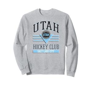 Utah Hockey Club Heather Gray Officially Licensed Sweatshirt