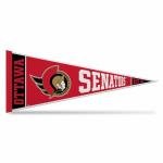 Rico Industries NHL Hockey Ottawa Senators Rally 12" x 30" Felt Wall Décor Pennant - Great for Home/Bed Room/Man Cave Décor