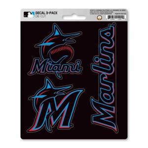 FANMATS 39325 Miami Marlins Decal 3-pk