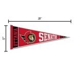 Rico Industries NHL Hockey Ottawa Senators Rally 12" x 30" Felt Wall Décor Pennant - Great for Home/Bed Room/Man Cave Décor