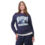 Ultra Game WNBA Official Womens Super Soft Oversized Crew Sweatshirt, Minnesota Lynx, Team Color, X-Large