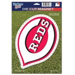 MLB Cincinnati Reds 93329010 Die Cut Logo Magnet, Small, Black