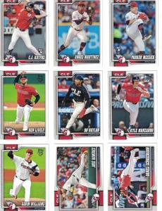 Cleveland Guardians/Complete 2026 Topps Cleveland Guardians Baseball Card Team Set (Series 1) with (9) Cards. *Plus Bonus* This listing includes (10) Bonus Guardians Baseball Cards!