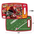YouTheFan NFL Kansas City Chiefs Retro Series Cutting Board