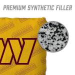 YouTheFan Officially-Licensed NFL Washington Commanders Set of 4 Cornhole Bags - All Weather Regulation 6” x 6” Size - 16oz Weight - Designed in USA