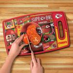 YouTheFan NFL Kansas City Chiefs Retro Series Cutting Board