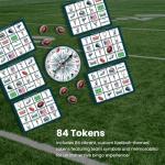 MasterPieces - NFL Bingo, Officially Licensed Green Bay Packers Football Game, Set Includes Spinner, 84 Custom Chips, 6 Bingo Cards, Family & Party Fun for 2-6 Players