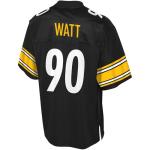 NFL PRO LINE Men's T.J. Watt Black Pittsburgh Steelers Team Jersey