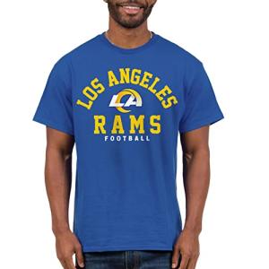 Junk Food Clothing x NFL - Los Angeles Rams - Classic Team Logo - Unisex Adult Short Sleeve Fan T-Shirt for Men and Women - Size X-Large