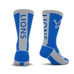 For Bare Feet NFL DETROIT LIONS MVP Crew Sock Team Color Youth