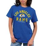 Junk Food Clothing x NFL - Los Angeles Rams - Classic Team Logo - Unisex Adult Short Sleeve Fan T-Shirt for Men and Women - Size X-Large