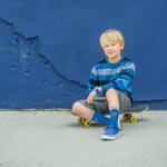 For Bare Feet NFL DETROIT LIONS MVP Crew Sock Team Color Youth