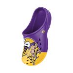 FOCO Minnesota Vikings NFL Mens Colorblock Big Logo Clog - L - (11-12)