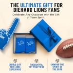 For Bare Feet NFL DETROIT LIONS MVP Crew Sock Team Color Youth