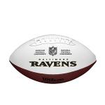 WILSON NFL Live Signature Autograph Football - Official Size, Baltimore Ravens