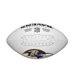 WILSON NFL Live Signature Autograph Football - Official Size, Baltimore Ravens