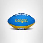 WILSON NFL Mini Team Retro Football-Los Angeles Chargers