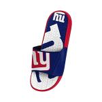 FOCO New York Giants NFL Mens Gel Slides - Colorblock Big Logo, XL(13-14)
