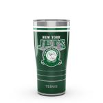 Tervis Traveler NFL New York Jets - Vintage Triple Insulated Tumbler Travel Cup Keeps Drinks Cold & Hot, 20oz, Stainless Steel