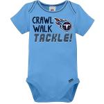 Gerber NFL Tennessee Titans 3 Pack Short Sleeve Bodysuit, Blue/White Tennessee Titans, 0-3 Months