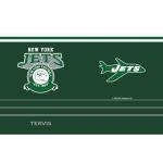 Tervis Traveler NFL New York Jets - Vintage Triple Insulated Tumbler Travel Cup Keeps Drinks Cold & Hot, 20oz, Stainless Steel