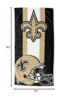 Northwest NFL New Orleans Saints Unisex-Adult Beach Towel, 30" x 60", Zone Read