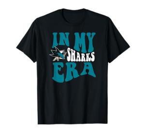 San Jose Sharks Era Black Officially Licensed T-Shirt
