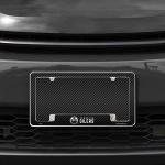 Rico Industries NHL Edmonton Oilers Black 12" x 6" Chrome All Over Automotive License Plate Frame for Car/Truck/SUV