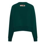 Pro Standard Womens NHL Minnesota Wild Classic Chenille Crewneck Sweatshirt Forest Green L
