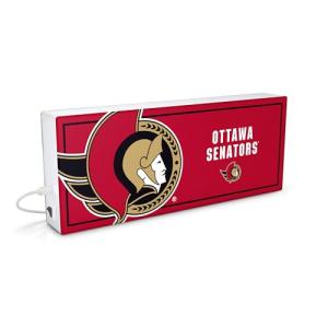 SOAR NHL LED Ambience Light Box: Elevate Your Space with Officially Licensed Wall Décor, Ottawa Senators