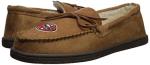 FOCO San Francisco 49ers NFL Mens Team Logo Moccasin Slippers, Beige- L