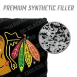 YouTheFan Officially-Licensed NHL Chicago Blackhawks Set of 4 Cornhole Bags - All Weather Regulation 6” x 6” Size - 16oz Weight - Designed in USA