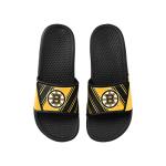 FOCO NHL Boston Bruins Men's Legacy Sport Slide Slippers, Large, Team Color