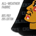 YouTheFan Officially-Licensed NHL Chicago Blackhawks Set of 4 Cornhole Bags - All Weather Regulation 6” x 6” Size - 16oz Weight - Designed in USA