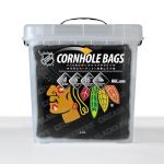 YouTheFan Officially-Licensed NHL Chicago Blackhawks Set of 4 Cornhole Bags - All Weather Regulation 6” x 6” Size - 16oz Weight - Designed in USA
