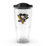 Tervis Made in USA Double Walled NHL Pittsburgh Penguins Insulated Tumbler Cup Keeps Drinks Cold & Hot, 24oz, Primary Logo