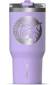 Hydrapeak x WNBA Officially Licensed Minnesota Lynx 25 oz Tumbler with Sip and Straw Lid, Cup Holder Friendly, Leakproof Insulated Tumbler