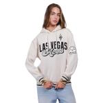 Ultra Game Unisex WNBA Official Super Soft Kaleido Hoodie Sweatshirt, Las Vegas Aces, Oatmeal Heather, Small