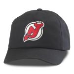 AMERICAN NEEDLE Unisex New Jersey Devils Officially Licensed NHL Roscoe Adjustable Snapback Baseball Hat (EM009A-NJD-BLK)