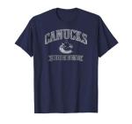 Vancouver Canucks Vintage Hockey Navy Officially Licensed T-Shirt