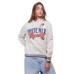 Ultra Game Unisex WNBA Official Super Soft Kaleido Hoodie Sweatshirt, Phoenix Mercury, Oatmeal Heather, Medium