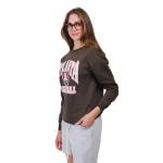 Ultra Game WNBA Official Womens Super Soft Oversized Crew Sweatshirt, Atlanta Dream, Team Color, Small