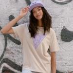 Ultra Game WNBA Official Womens Super Soft Fashion T-Shirt, Chicago Sky, Sand, Large