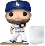 POP MLB: Dodgers - Freddie Freeman Funko Vinyl Figure (Bundled with Compatible Box Protector Case), Multicolor, 3.75 inches