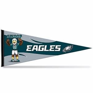 Rico Industries NFL Football Philadelphia Eagles Swoop 12" x 30" Felt Wall Décor Pennant - Great for Home/Bed Room/Man Cave Décor